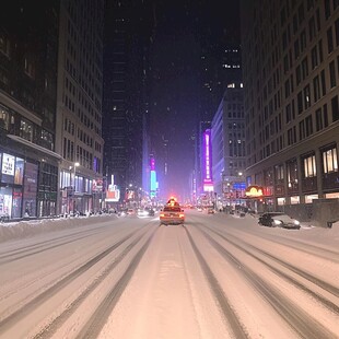 雪后天街