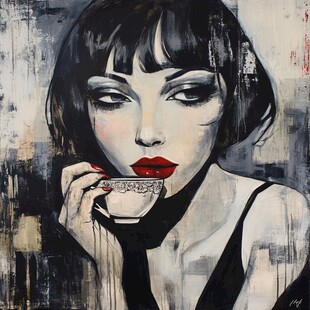 人物装饰画原创