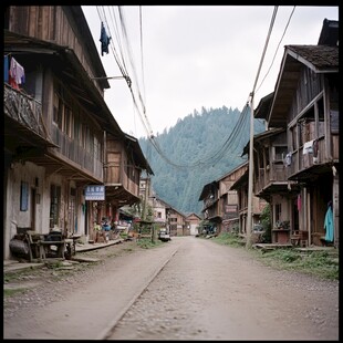 苗家山寨街景