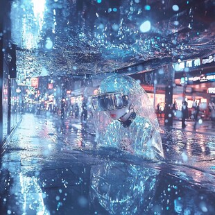 新街口雨夜