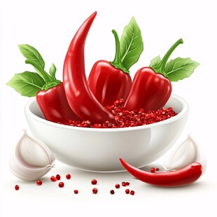 鲜辣椒插画