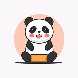 扁平风熊猫