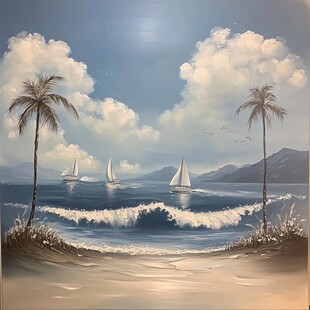 海景立体画