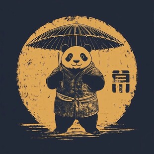 熊猫功夫大侠形像设计
