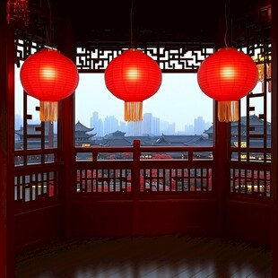中式灯场景
