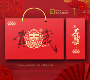 2025新年礼盒 年货包装