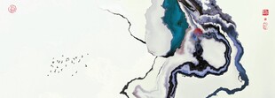 玄关水墨画