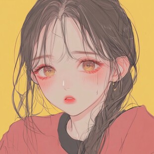 插画少女头像