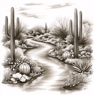 阿根廷插画手绘装饰画