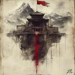 昆仑塔插画