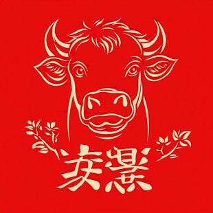 牛火锅店logo