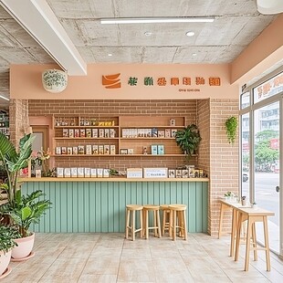 奶茶店空间