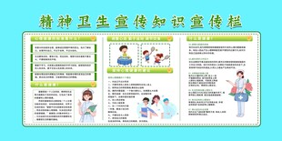 精神卫生宣传知识宣传栏