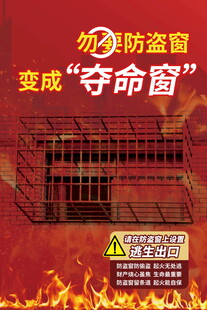 防盗逃生窗