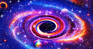 唯美星空旋涡星球星系