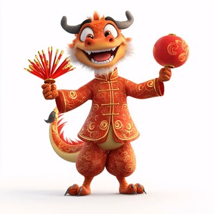 小龙拜年