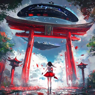 科幻题材插画