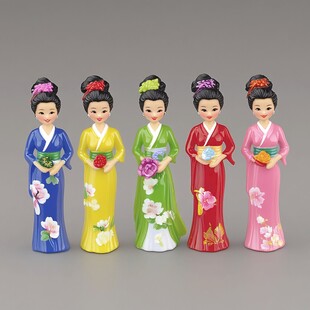 明代侍女服饰彩泥