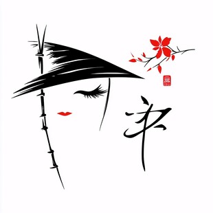 古风人像logo