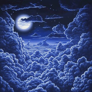 天空立体画