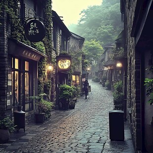 莫干山路街景