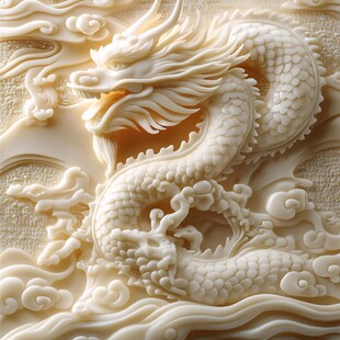 高清浮雕龙