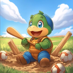 乌龟吉祥物设计