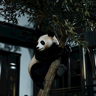 太古里熊猫雕塑