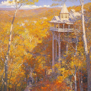 枫林中的瞭望塔