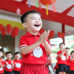 幼儿园开学拍照