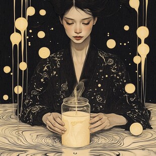 意境人物插画