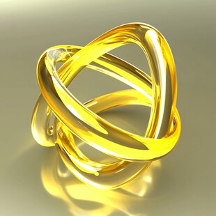 金色莫比乌斯环