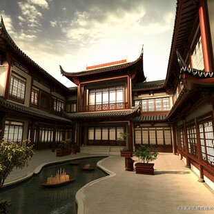 四合院3dsmax