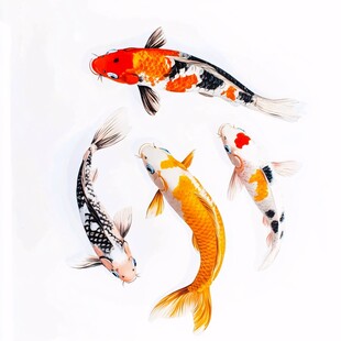 黄金红白锦鲤