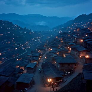 千户苗族夜景