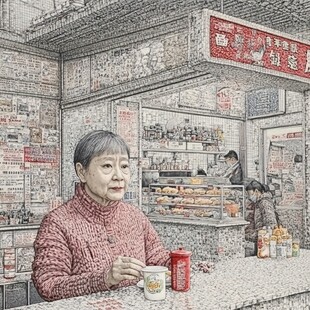 炒货店插画