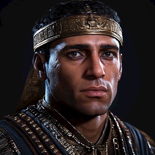 古埃及高级祭司头像