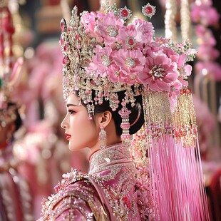 新娘凤冠头饰