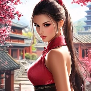 cg美女