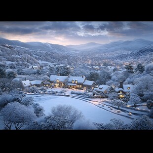 雪景效果图