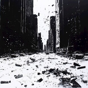 灾难片海报背景