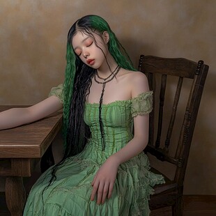 绿裙少女