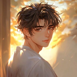 手绘追光的少年