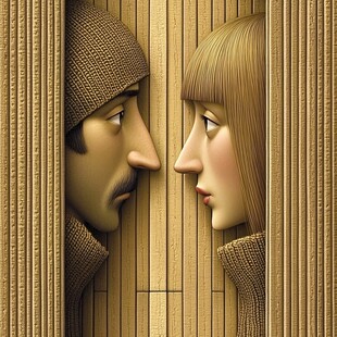 3d男女卡通形象