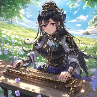 登涉良俦七弦琴