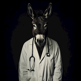 开心小鹿医生头像