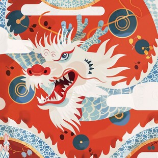 龙年文创插画