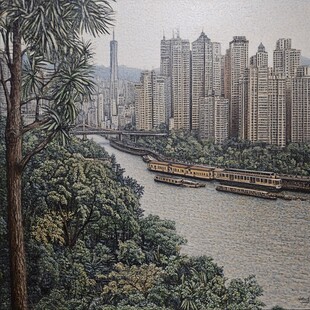 岐江两岸装饰画