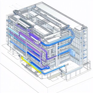 换热区3d模型