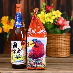 花果酒瓶贴